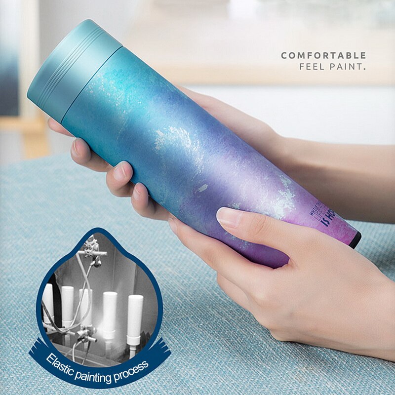 Termo de acero inoxidable de 500ML para infusiones, taza de té con termo de viaje, vaso de café, botella de agua aislada, 304
