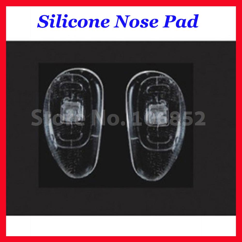 Plaquettes nasales en silicone de type E, 20 pièces = 10 paires, taille 13mm 14mm 15mm, type à visser ou à enfoncer en option