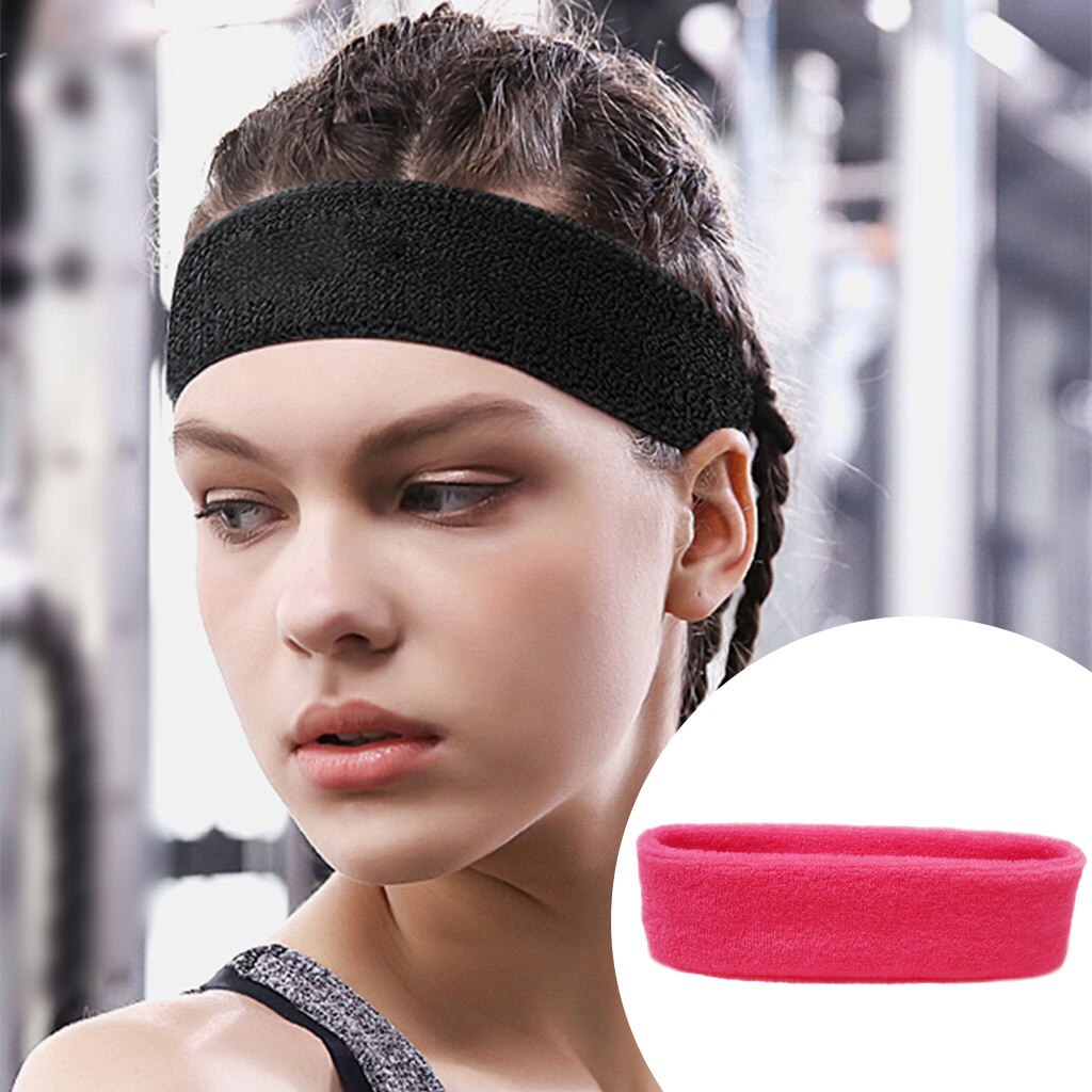 Bandas de sudor, toalla deportiva, diadema fina elástica para lavado, baño y salón: Red
