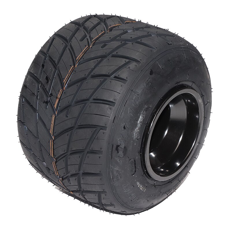 Roue avant de Karting 10x4,50-5, roue arrière 11x7,10-5 avec moyeu de roue en alliage d&#39;aluminium de 5 pouces pour Buggy GO KART ATV UTV: 11x7.10-5 black