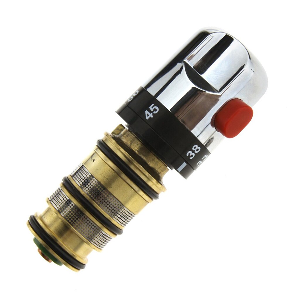 Adjust Shower Bathroom Mixer Brass Thermostatic Copper Cold Temperature Thread Faucet Accessory Home