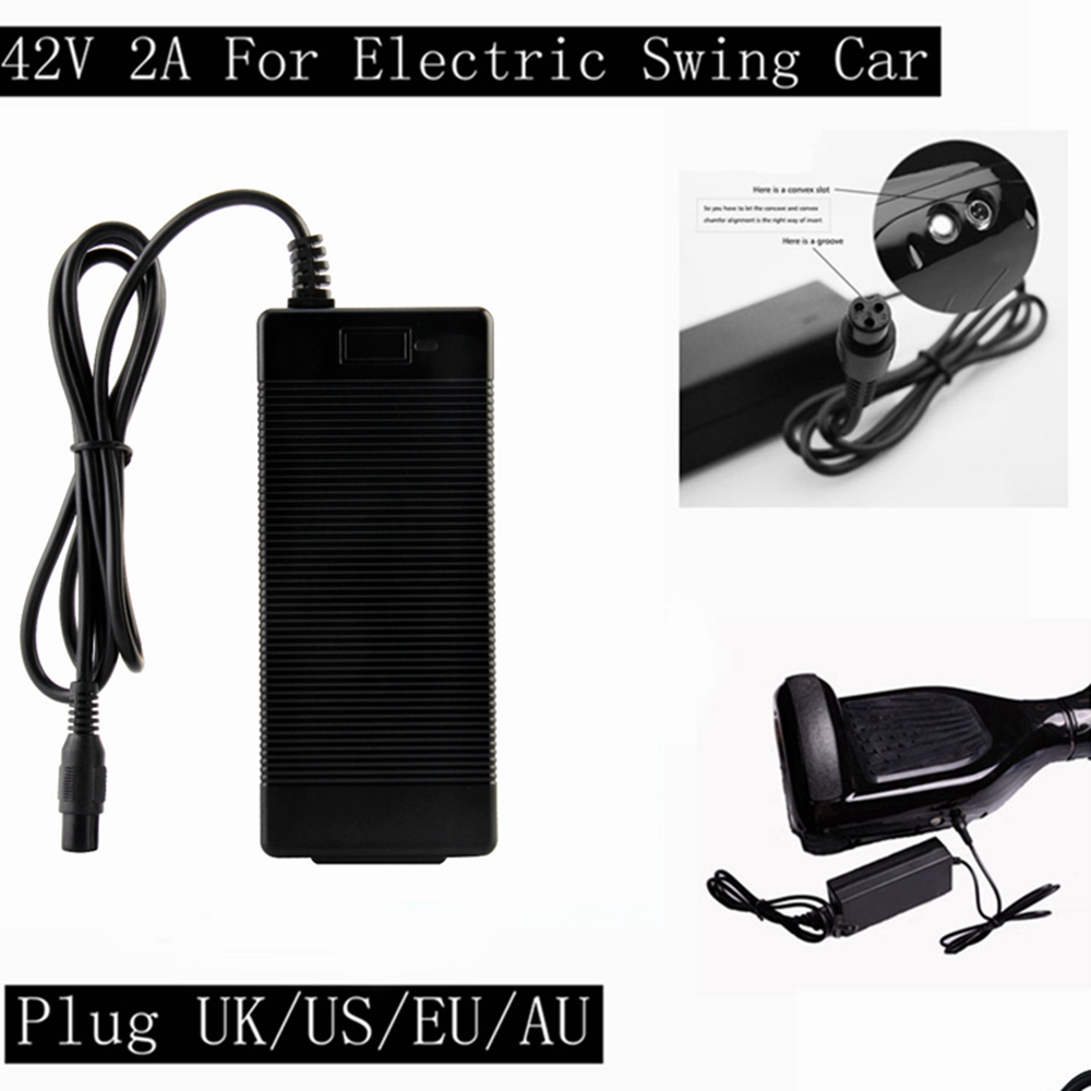 Chargeur 42V 2A Pour Hoverboard Et Trottinette électrique - Adaptateur Universel