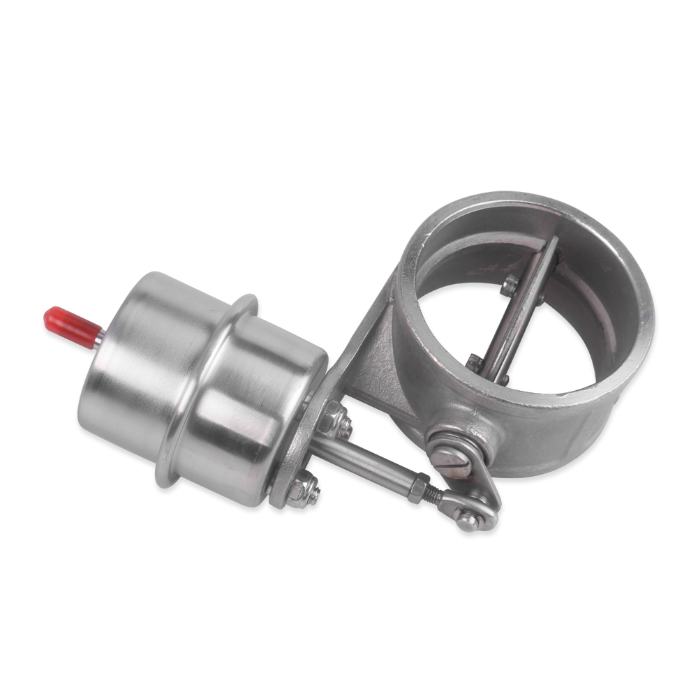2.5&#39;&#39; 63mm Exhaust Control Valve Vacuum Actuator Open Style Cutout Downpipe