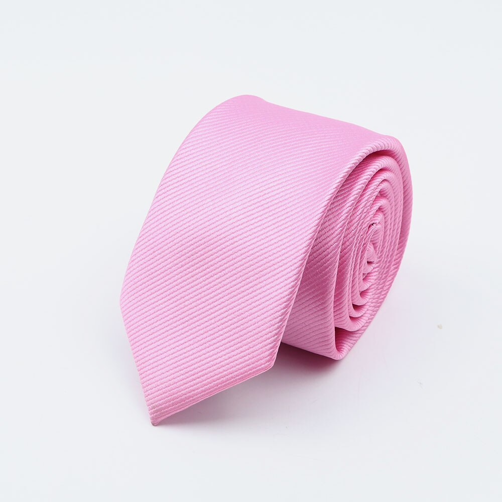 Men Solid Classic Ties Formal Striped Business 6cm Slim Necktie for Wedding Tie Skinny Groom Cravat: 6