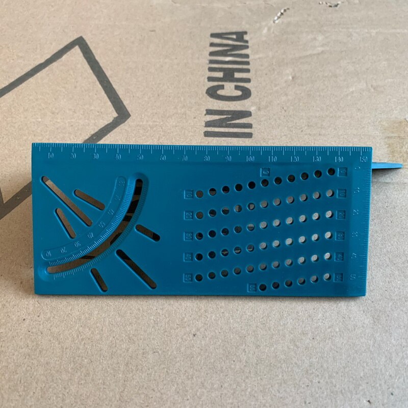 Wood Working Ruler 3D Angle Measuring Gauge Square Size Measure Tool