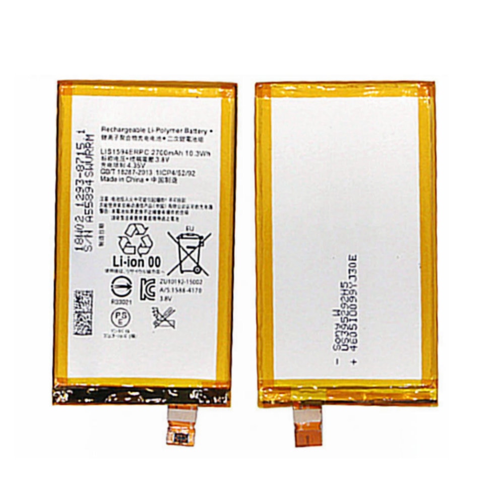 D'origine LIS1594ERPC batterie 2700mah pour Sony Xperia Z5mini XA Ultra C6 F3216 F3212 F3213 F3215 S50 F3216XC batteries