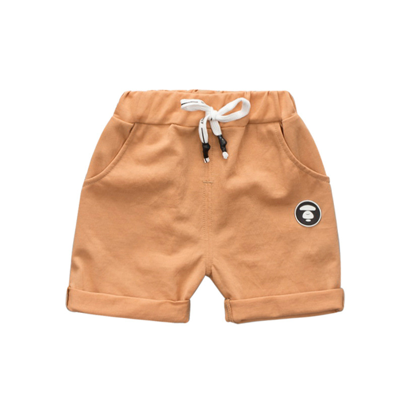 Baby Jungen kurze Hose Sommer Neugeborenen Strand kurze Hose Feste Hosen Baby Kleidung Kühlen Kleinkind Kleinkind Jungen Kurze Hosen: Aprikose / 9m