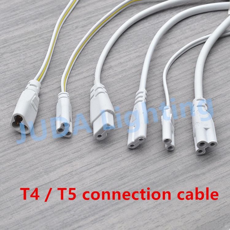 T4 T5 male female plug cable Power Cords Extension Cords connection wire cable assemblies led tube electrical wire accessories