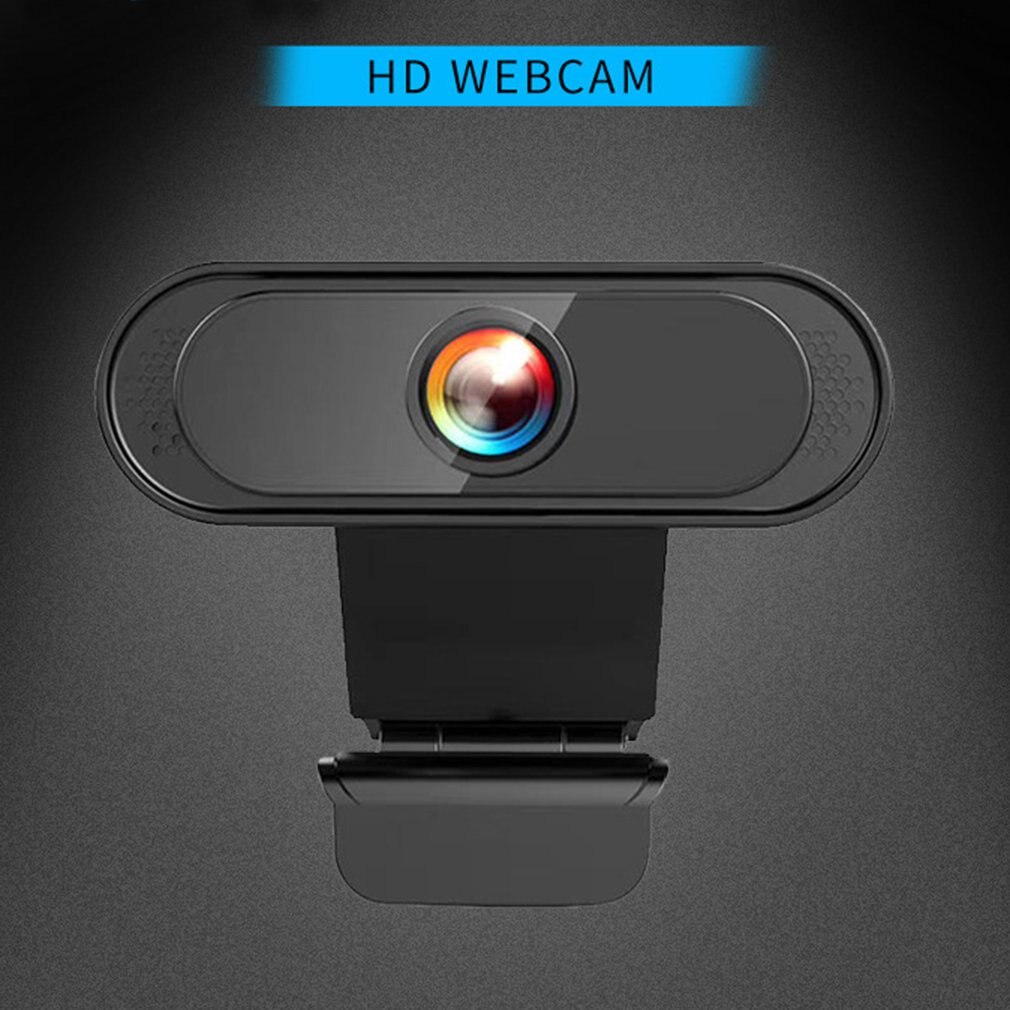 Online Class Hd Video Conference 1080p Built In Noise Reduction Microphone Drive Free Black Computer Camera