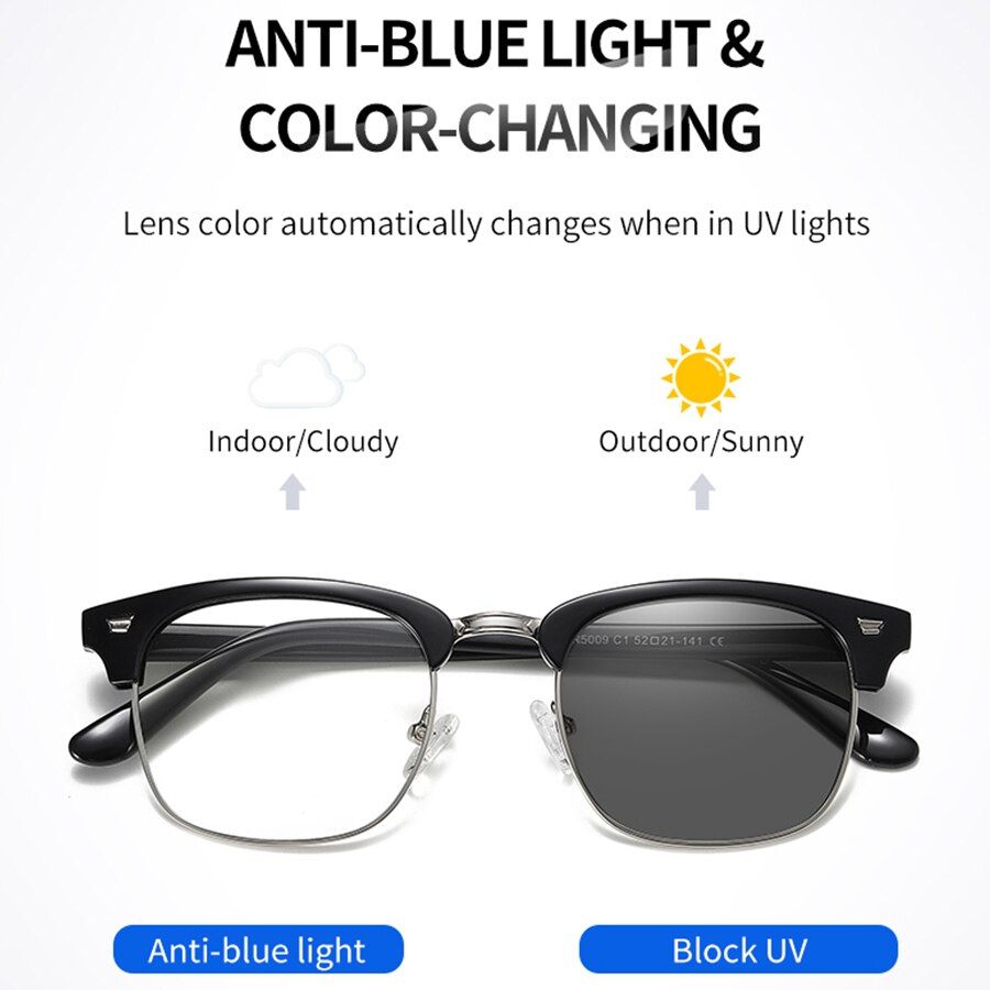AEVOGUE Mann Photochrome Gläser Frau Anti-Blau Licht Gläser Optische Rahmen Computer Brillen Brillen AE0895