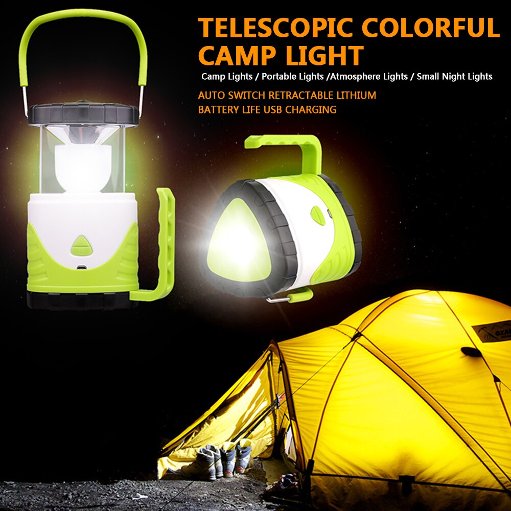 Super Bright USB Charging LED Work Light Torch 18650 Battery Spotlight Hand Lamp Camping Lantern Searchlight Multifunction Light