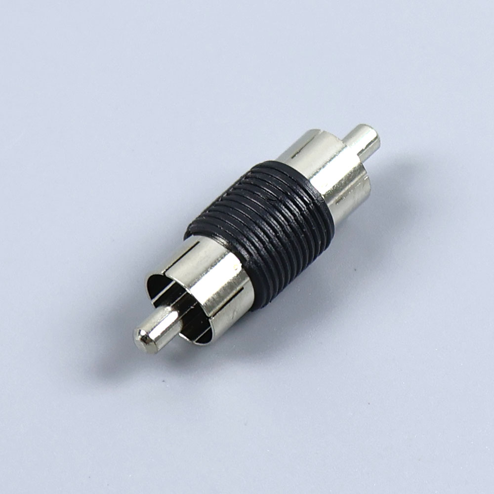 1/2/5pcs RCA Female to Female Jack Plug Connector Adapter Male to Male RCA Connector Video Audio Extender Cord Cable Converter: Dark Grey / 1P