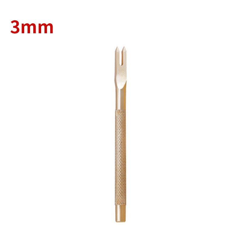 Poinçons pour trous de cuir d&#39;espacement de 3MM, bricolage, poinçon de couture perforé à la main, outils de couture, coupe de trou, outil de poinçonnage pour cuir 1/2/4/6/trou: 2tooth
