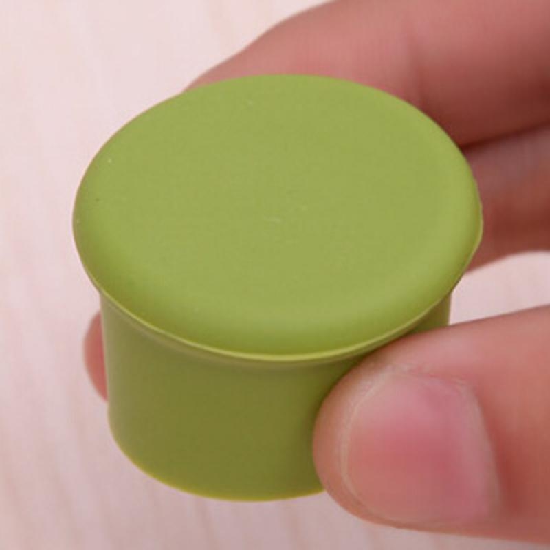 Silicone Wine Bottle Caps Stopper Leak Free Wine Bottle Cap Fresh Keeping Sealers Beer Beverage Closures Bar Accessories: 1pcs