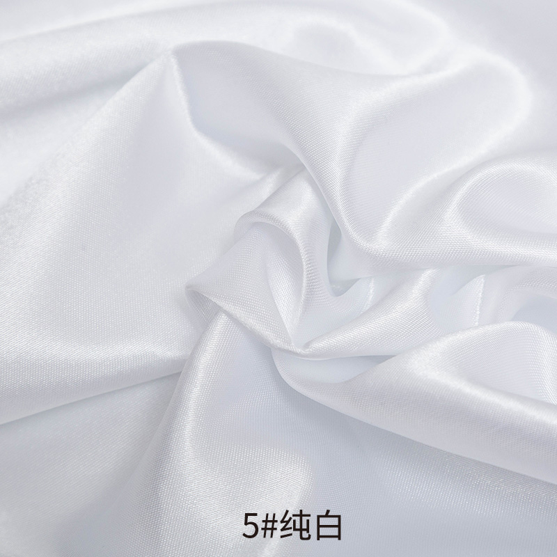 26 Colors Satin Fabric By The Meters Skirt Lining Material Wedding Decoration Fabric Box Lining DIY Clothing Sewing Background
