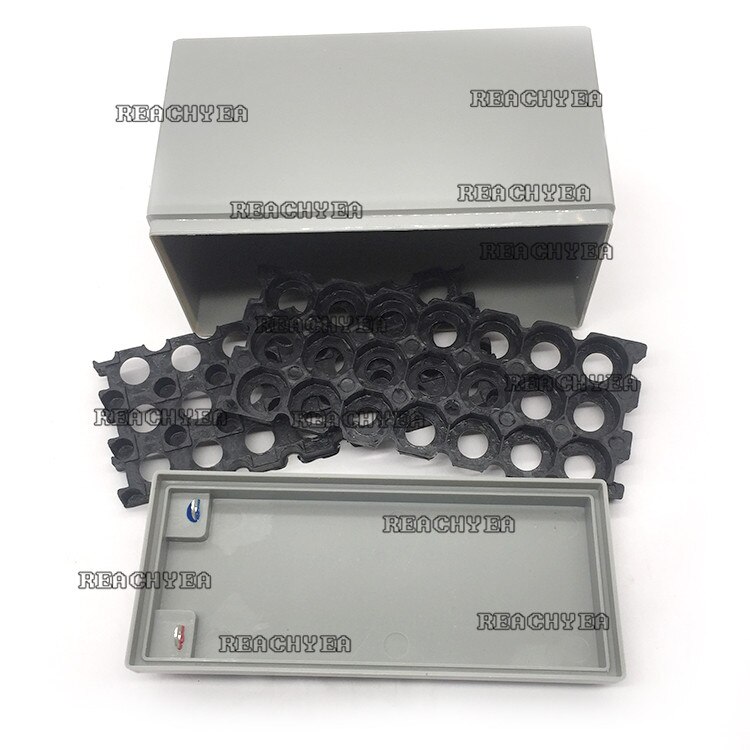 Caja de batería de iones de litio de 12V, 10Ah/15Ah, 18650, tamaño L150 x W65 x H94mm, carcasa de plástico ABS: Lavanda