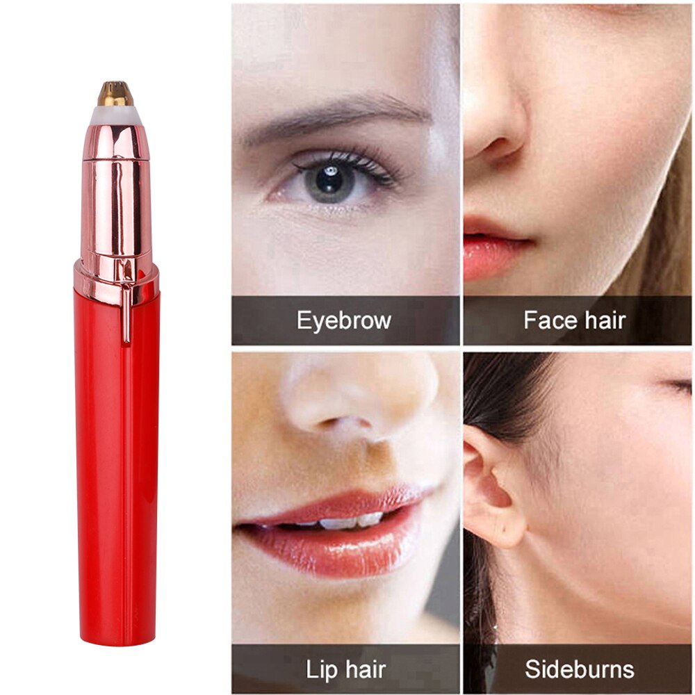 Electric Eyebrow Trimmer Makeup Painless Eye Brow Epilator Mini Shaver Razors Portable Facial Hair Remover Women depilator