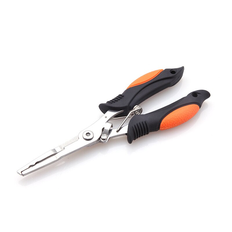 Fishing Pliers Multifunction Scissors Convenient Stainless Steel Steel Fishing Scissors Pliers Line Cutter Lure Bait: B