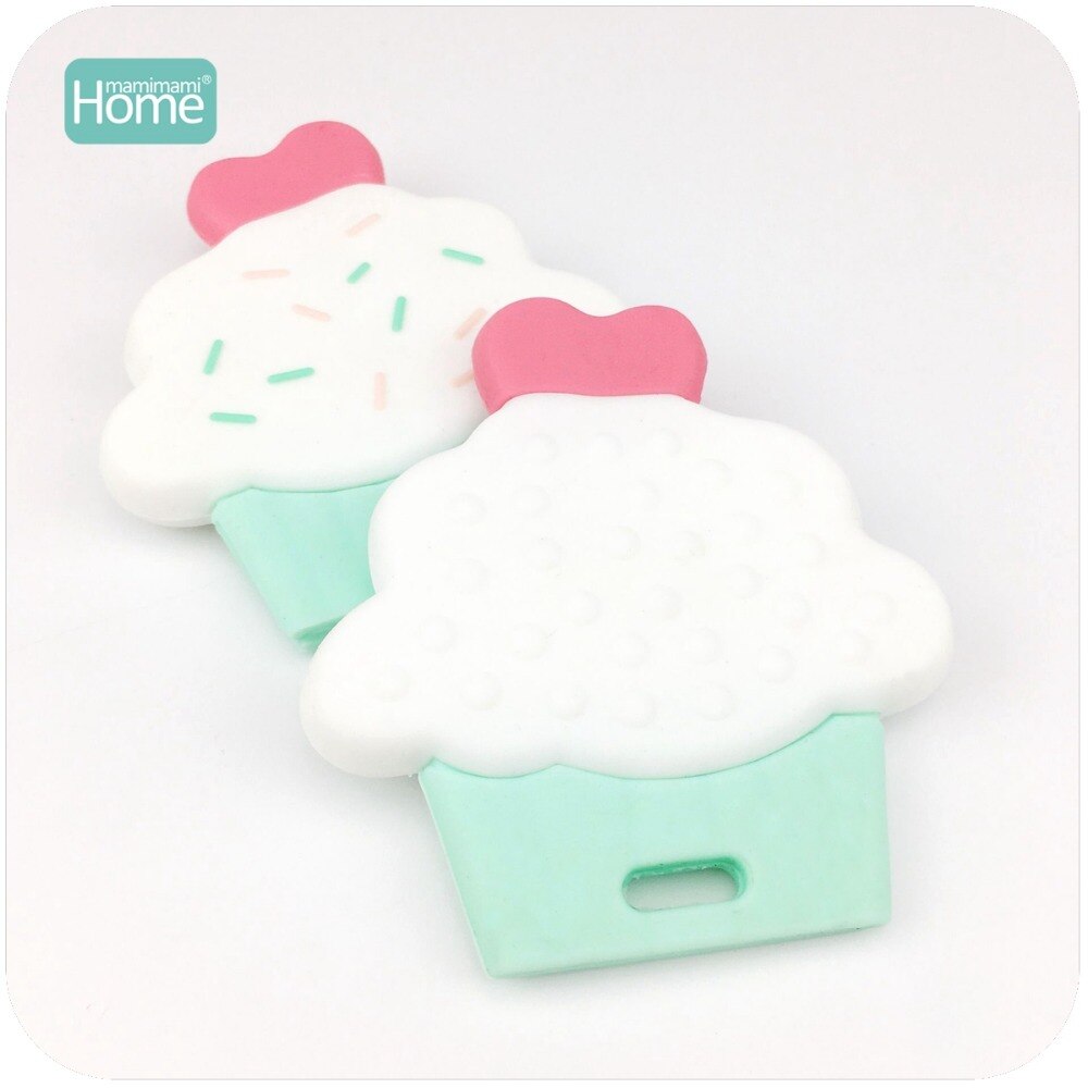 MamimamiHome Baby Silicone Cup Cake 10pcs Leuke Diy Accessoires Food Grade Silicone Bijtring Hangers Verpleging Kinderziektes Speelgoed