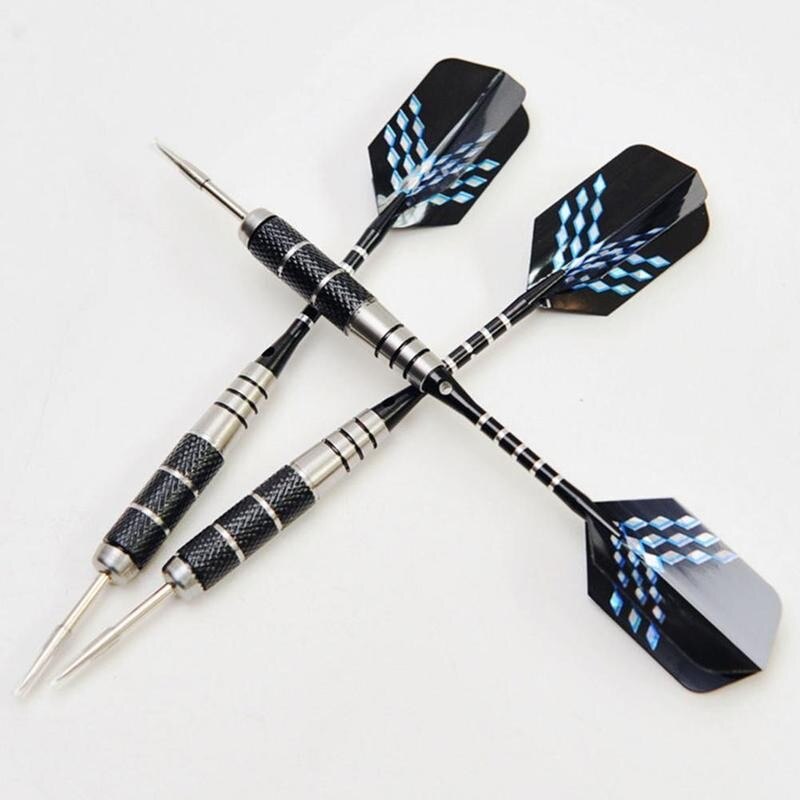1pcs 22g Tungsten Steel Darts Sports Entertainment Random Body Dart Plated Dart Copper Flight PET Color Rod Nickel Y3T9