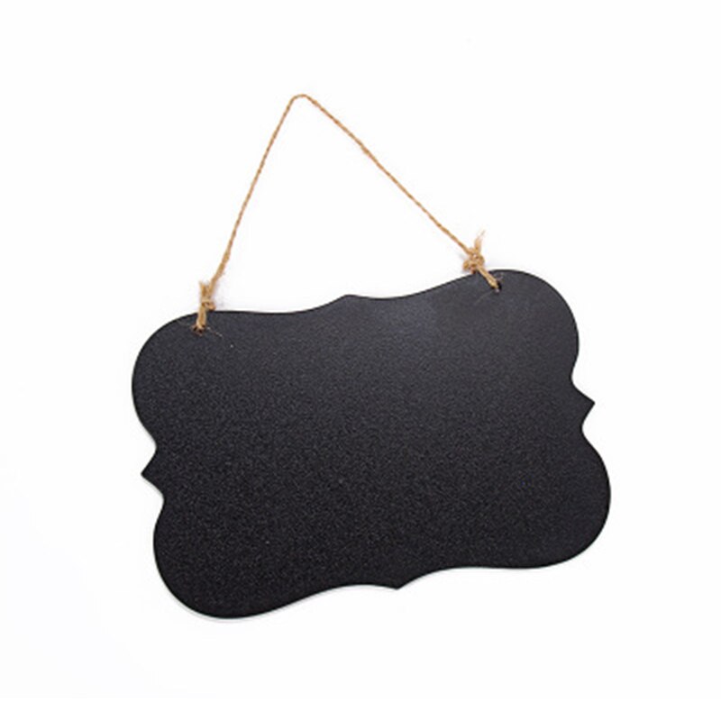 Slate Sign Double Sided Message Board With Hanging Rope For Home Party Direction Signs Multifunctional Message Board