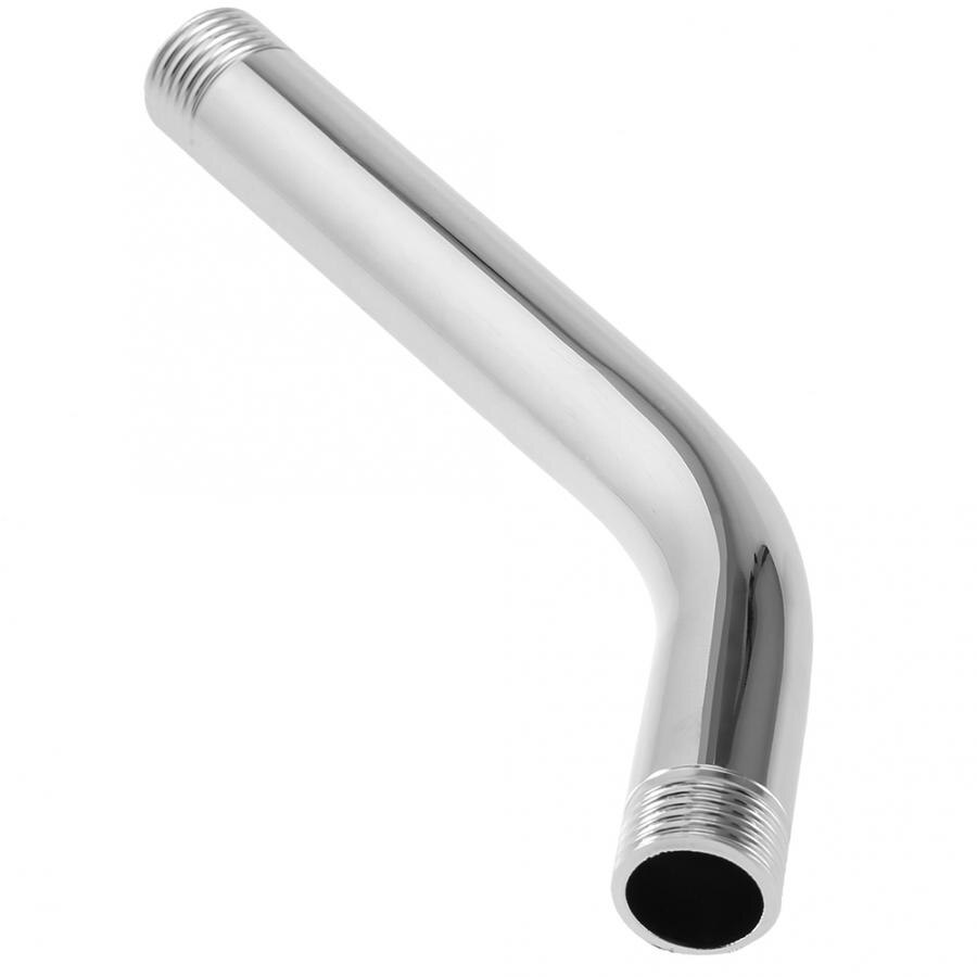 Bruser forlænger 6 '' rustfrit stål rund top bruser arm rør vægmontering til badeværelse loft bruser douche