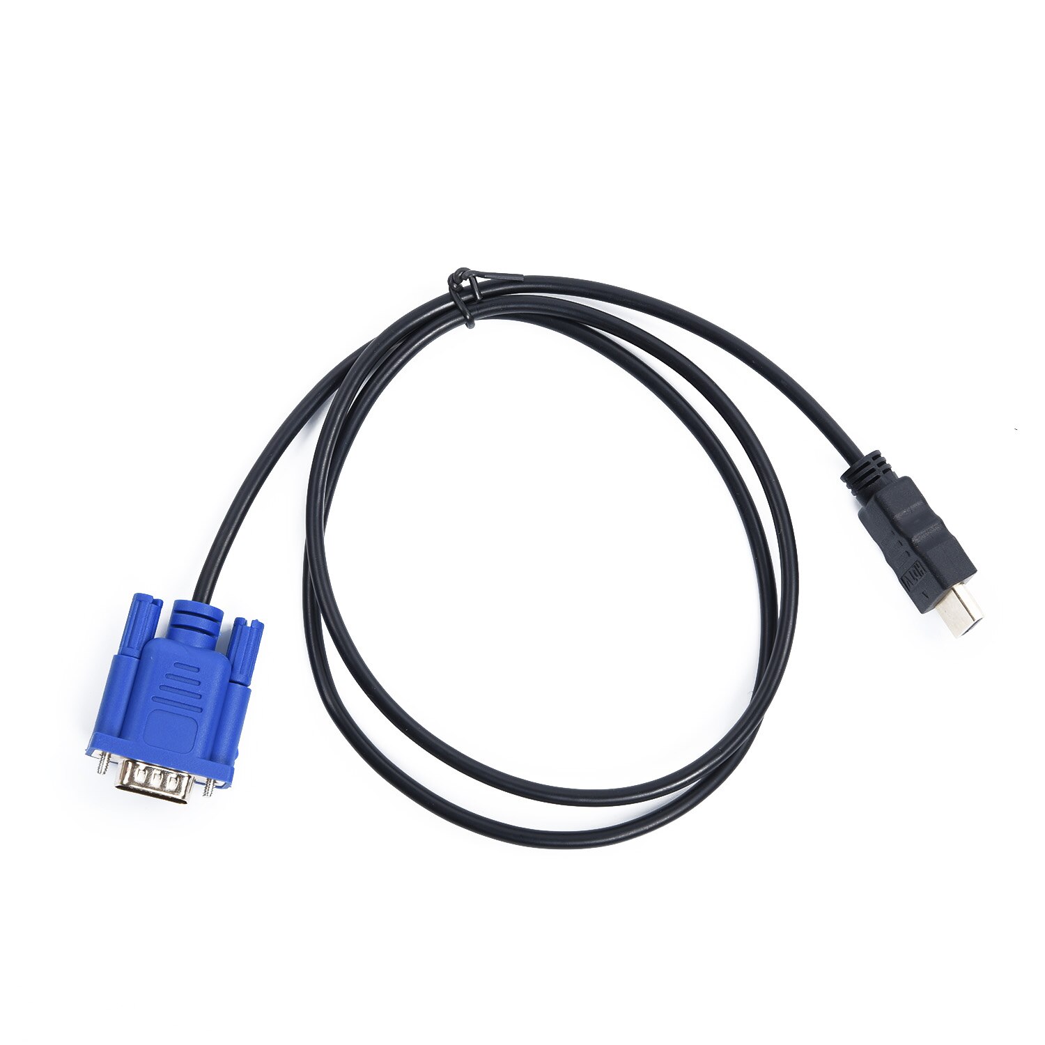 1M HDMI To VGA D-SUB Male Video Adapter Cable Lead For HDTV PC Computer Screen Q