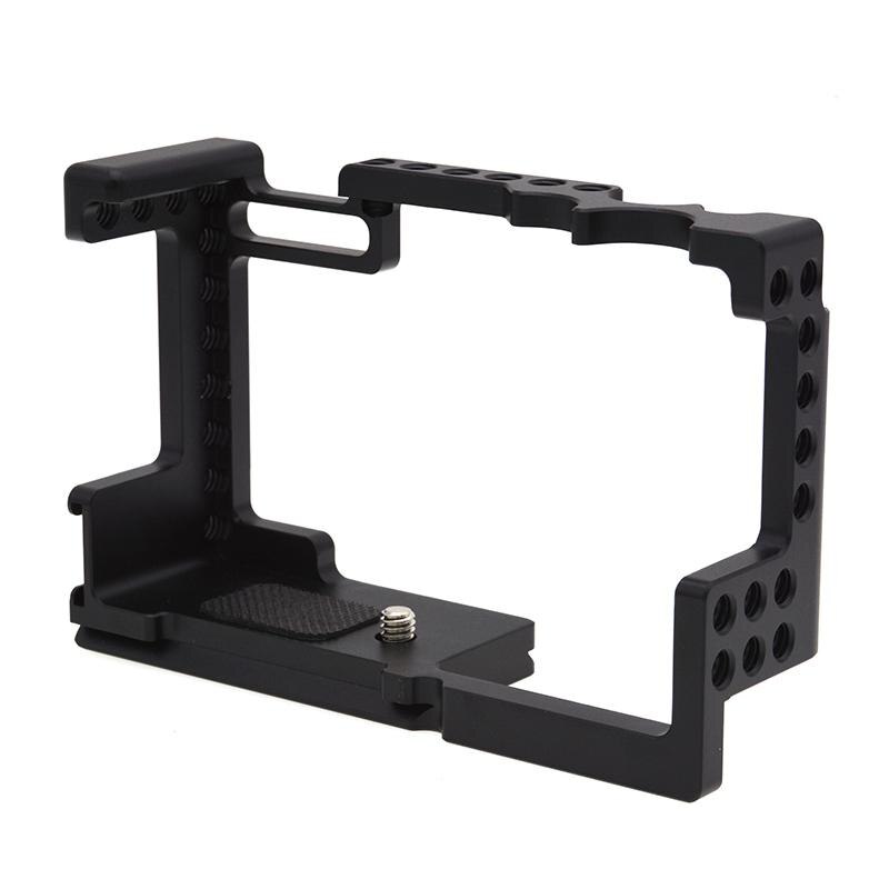 Gabbia per fotocamera per Canon M6 Mark Ii foro filettato per maniglia superiore Monitor microfono luce a Led