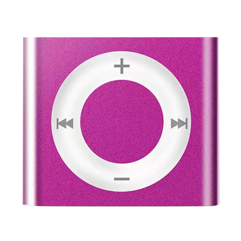 Mini-MP3-Player, Metall-Clip-on-Sportmusik-Player, 64 G-Erweiterung, 180 mAh, eingebauter Lautsprecher, Touch-Tone mit Kopfhörer für Studenten: YELLOW