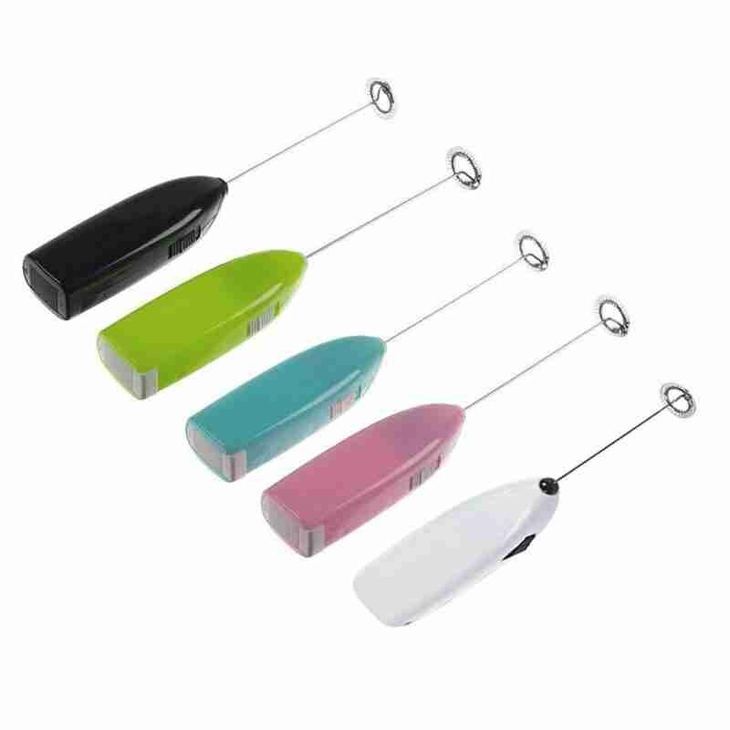 Kitchen Tools Electric Milk Foamer for Coffee Cappuccino Creamer Frother Foamer Drink Whisk Mixer Egg Beater Mini Handle Stirrer