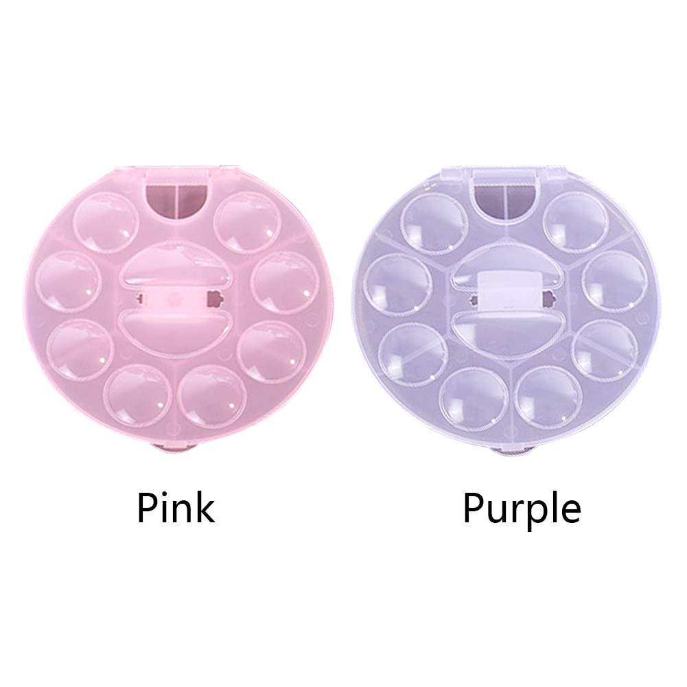 Art Flip Multifunction Circle Tools Kids Painting Multi Grid Drawing Tray Palette Watercolor Washable