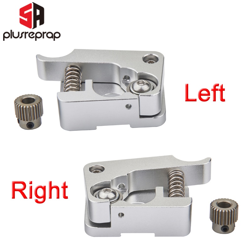 Mk10 direkte direkte ekstruder aluminium ekstrudering 1.75mm højre venstre arm fuld metal bowden 3d printer dele med 26 tand gear