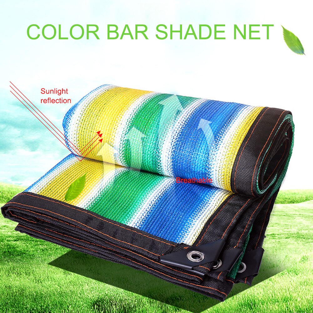 90% Shade Garden Sunshade Fabric PE Roof Sun Shelter Protection Fabric Sun Shade Cloth With Grommets For Pergola Cover Canopy
