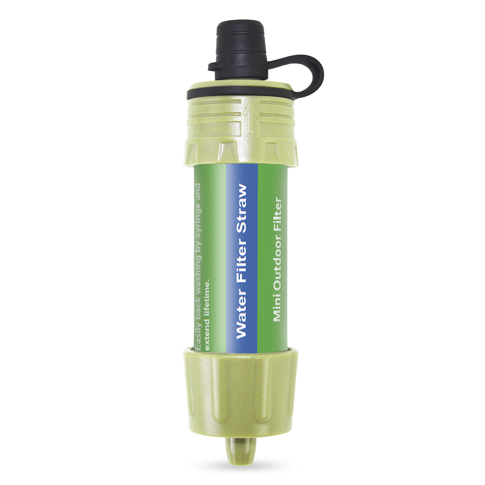 Filtre à eau extérieur, système de filtration d'eau à paille, purificateur d'eau pour la préparation aux situations d'urgence, camping, voyage, randonnée