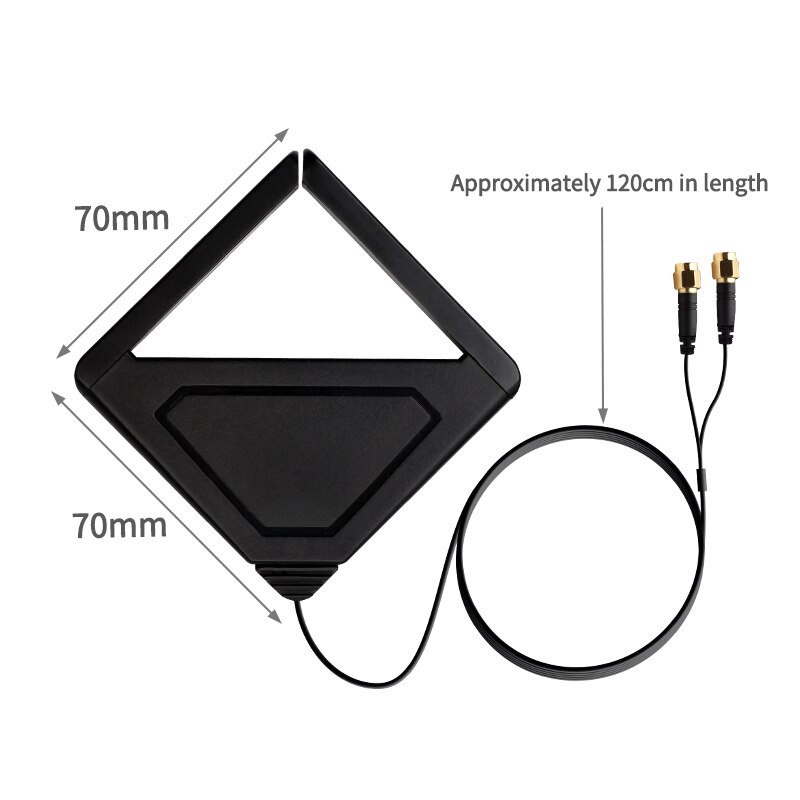 Antena externa de banda dupla sem fio para o desktop portátil 120 cm antenas managetic para intel ax200 9260ngw cartão pcie wifi adaptador