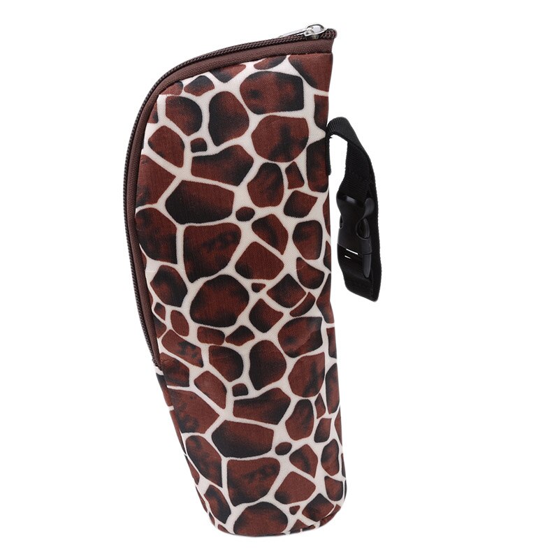 1 pc garrafa de leite de alimentação do bebê mais quente isolamento saco térmico bolsa térmica térmica garrafa térmica viagem titular newbron bolsa botella: Snake skin brown