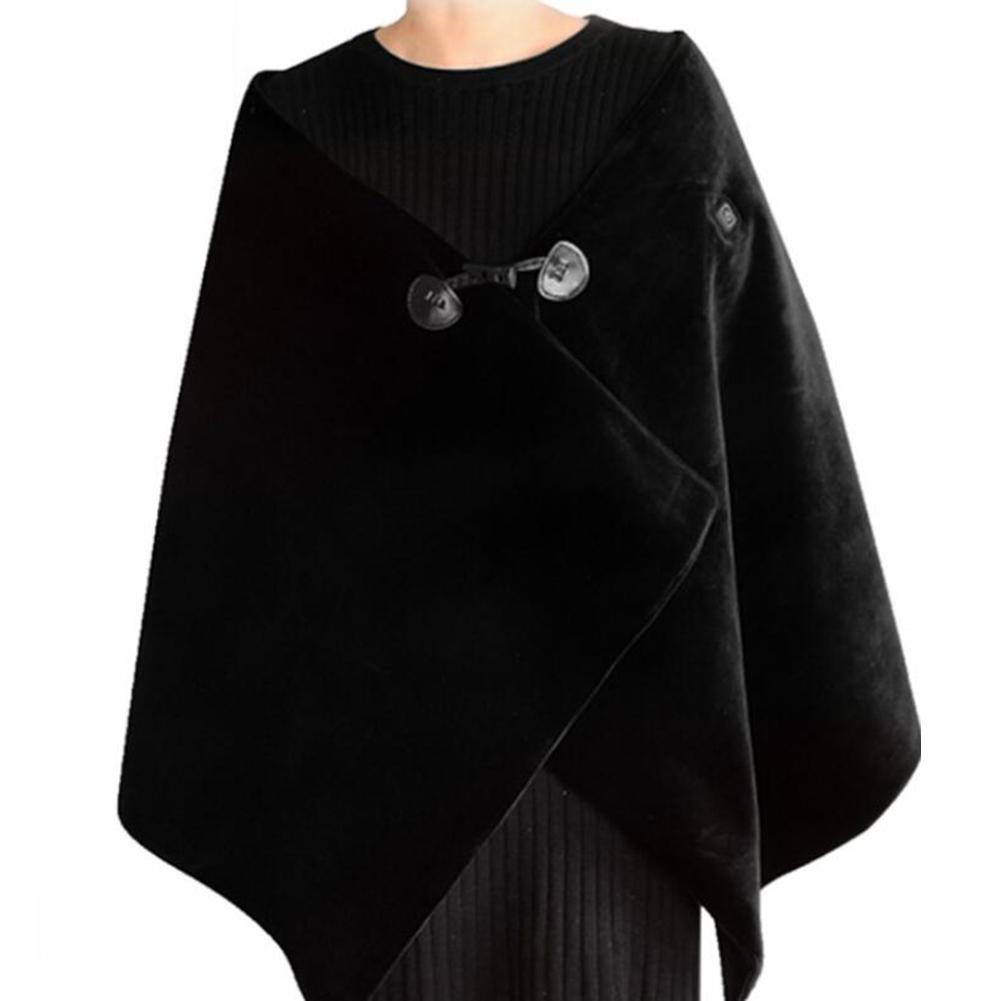 160*60CM USB Heating Shawl 3-speed Timing Thermostat Blanket USB Electric Shawl TV Blanket Warm Flannel Blankets Cover Blanket