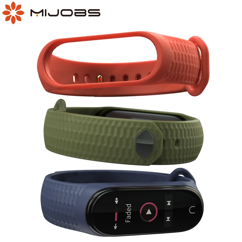 Mi Band 4 Strap Wrist Bracelet for Xiaomi Mi Band 3/4 Silicone Wristbands Correa Miband 3 Accessories