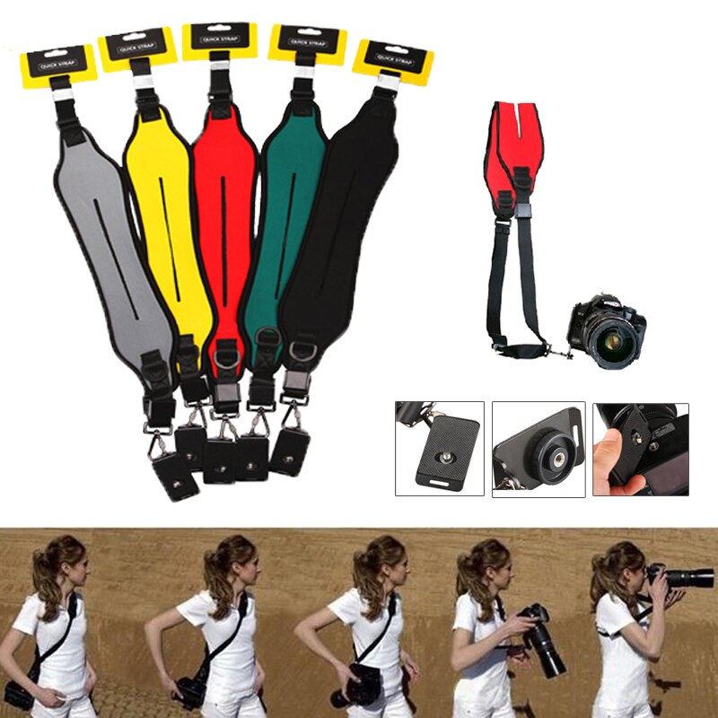 Quick Camera Strap Rapid Single Shoulder Sling Belt Neck Strap for Canon Nikon Sony Pentax Panasonic Olympus DSLR Cameras