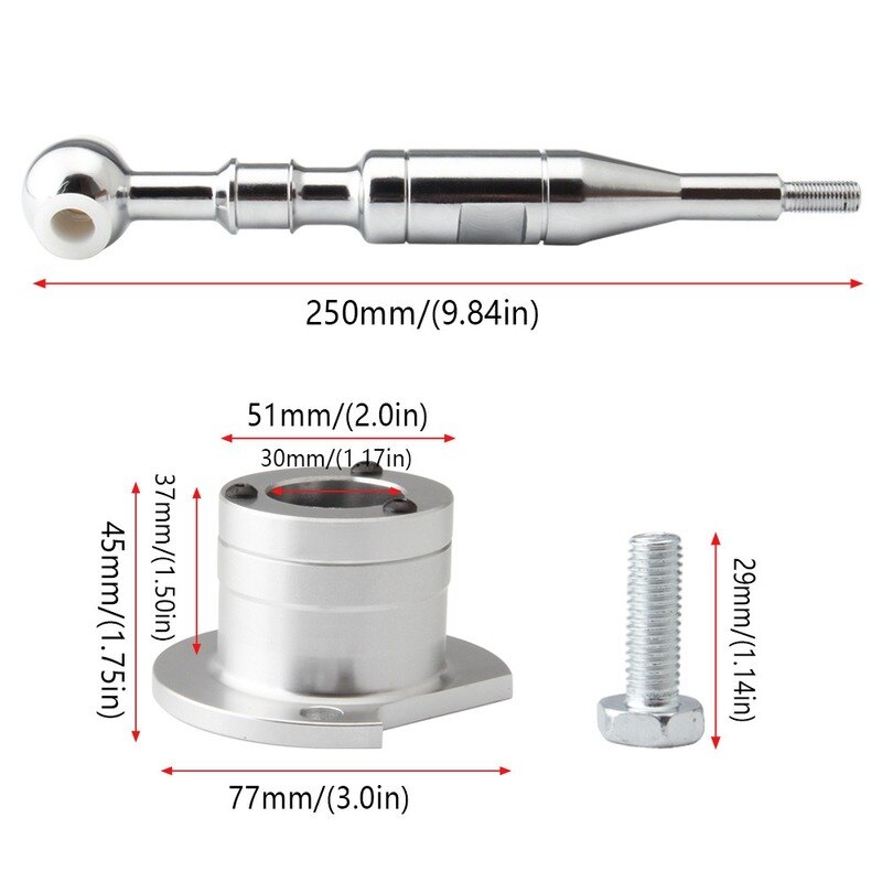 1Pc Car Racing Universal Metal Short Throw Shifter word Shift Knob Shifter for Nissan 300zx Z32 89-96 TT&amp;NA VG30 Car accessories