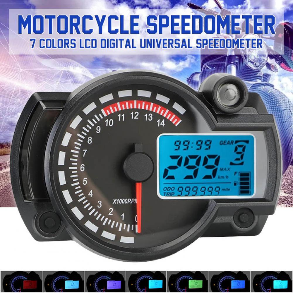 Universal Odometer Impact Resistant High Strength ABS LCD Digital Dial Odometer