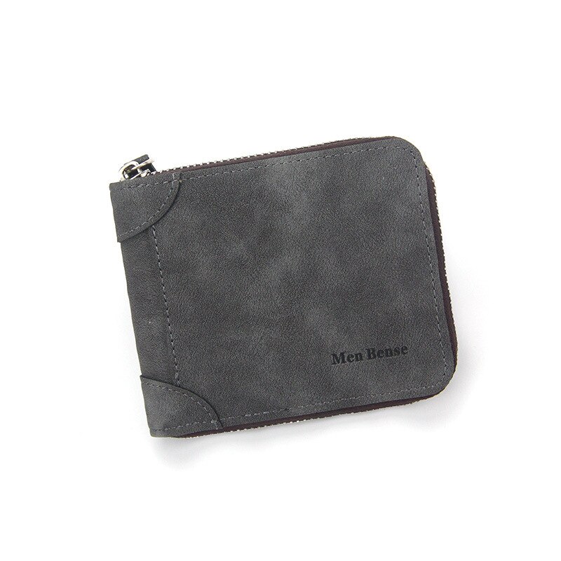 Luxe Mannen Portefeuilles Mode Kaarthouder Portemonnee Multifunctionele Lederen Portemonnee Minimalistische Voor Mannelijke Rits Portemonnee Met Card Wallet: C