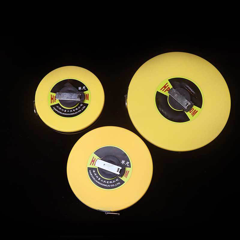 20m 30m 50m 100m Retractable Fiberglass Soft Measuring Tape Skyasia Metric Fiber Water Proof Leather Tape Mesure