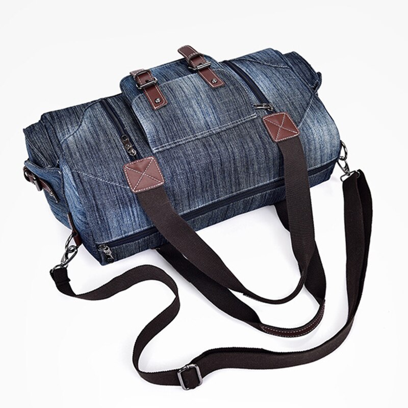 Rejsehåndtaske stor kapacitet mænd kvinder håndbagage rejse duffle bag weekendtasker skulderstropper rejsetasker til mandlige kvinder