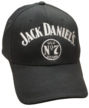 Jack Daniel's Old No.7 cappellino da Baseball ricamato nero regolabile con cappuccio snapback