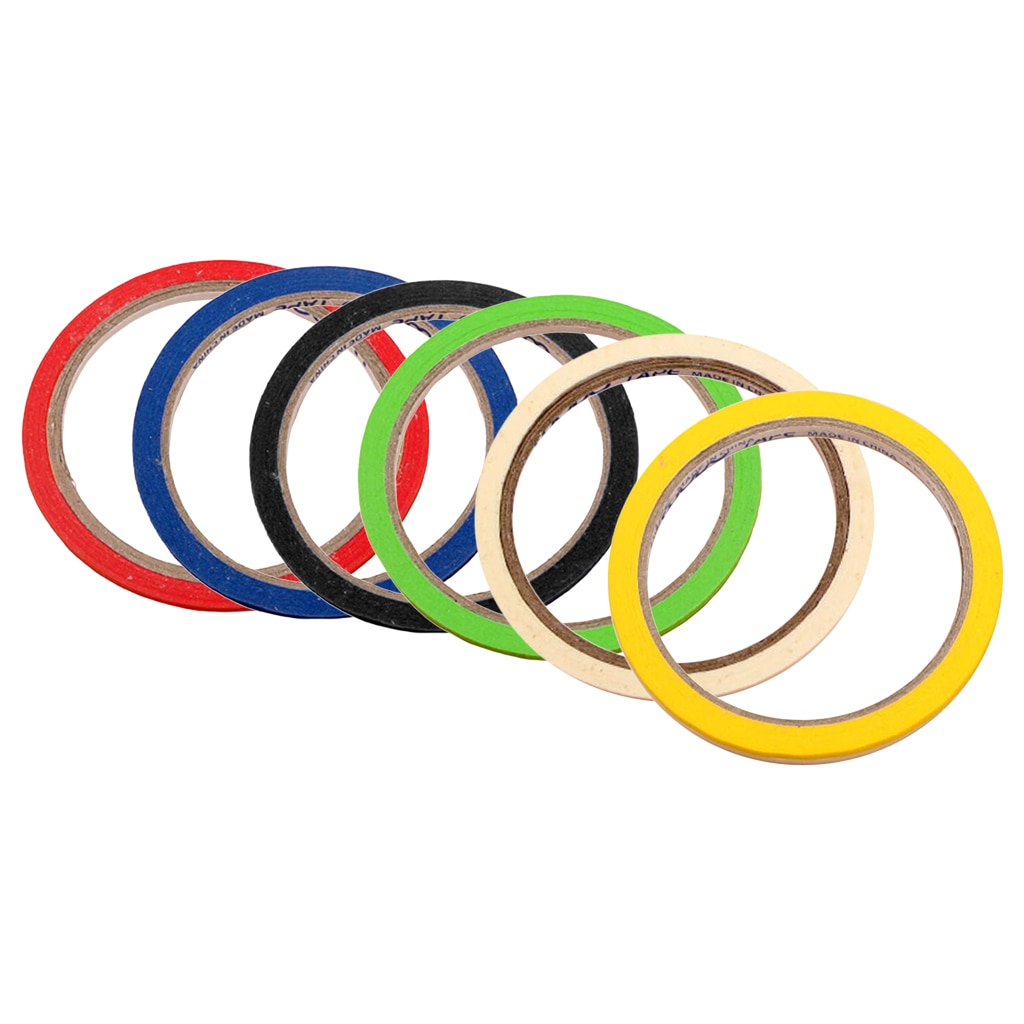 10Pack Thin Draping Tape 3mm Mannequin Marking Tape Self-Adhesive Artist Tape