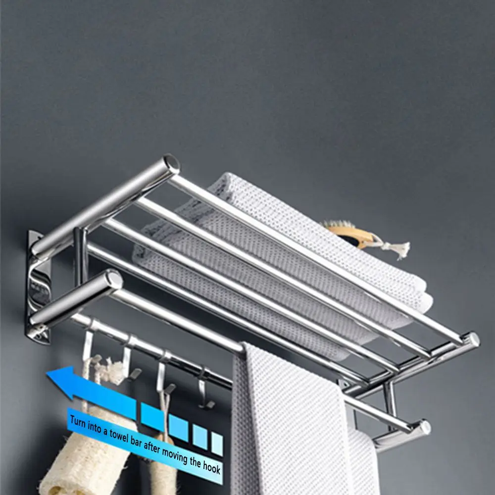 Toallero, soporte para baño, accesorios de baño, colgador de ducha de montaje en pared, barra de toalla, gancho para estante de almacenamiento