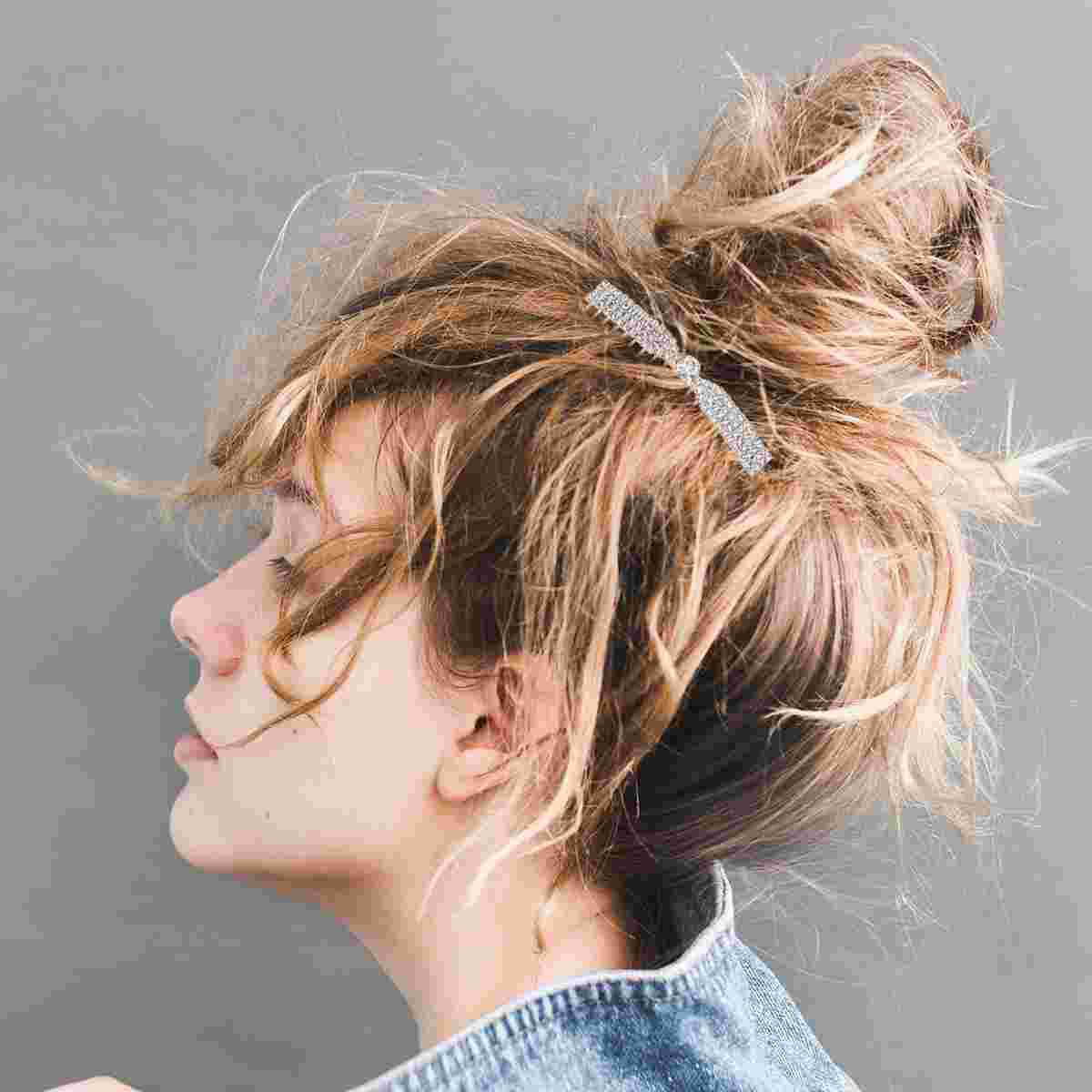 Mit Strass verzierter Haarkamm, hochwertiges Material, Haarnadel-Kamm, kreativer Kopfschmuck, Haarschmuck, elegante Frisur