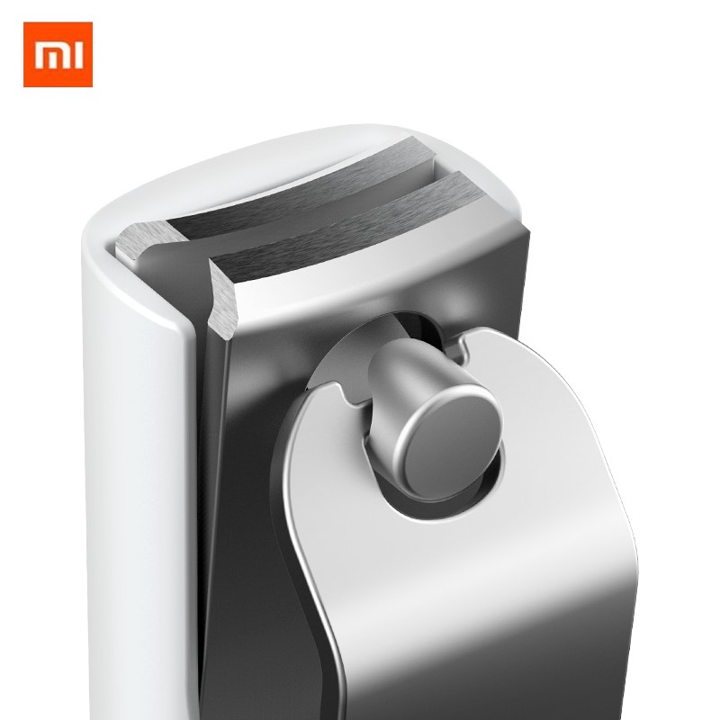 Xiaomi mijia 402 negleklipper i rustfritt stål pedikyrpleietrimmer bærbar neglefil med anti-sprut lagringsskall