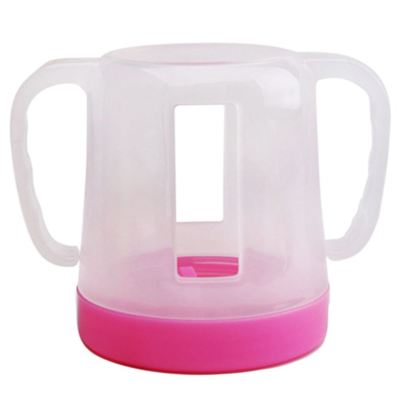 180ml Explosion-proof -proof Wide-caliber with Handle Baby Bottle PP Sleeve 95AE